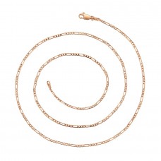 Apzeltīta , smalka ķēdīte ar Figaro pinumu